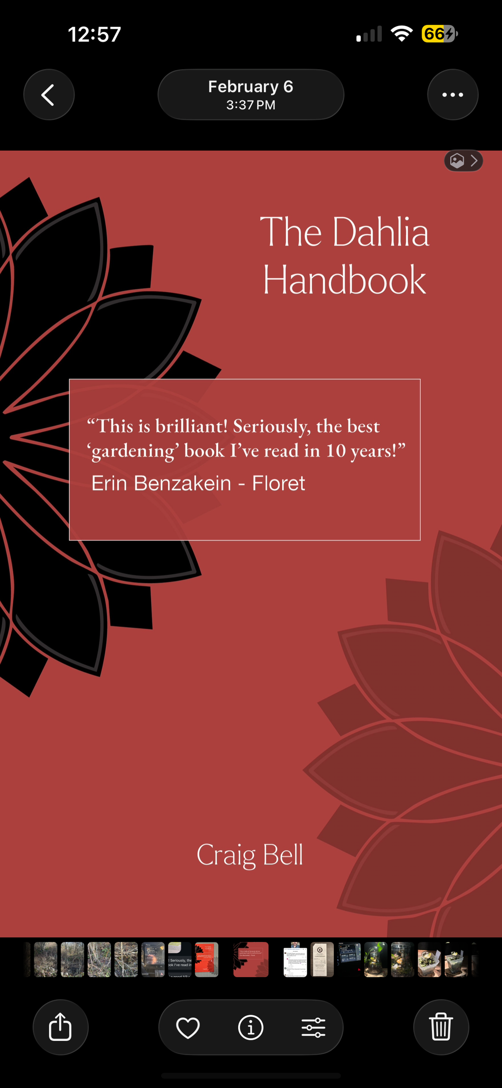 The Dahlia Handbook
