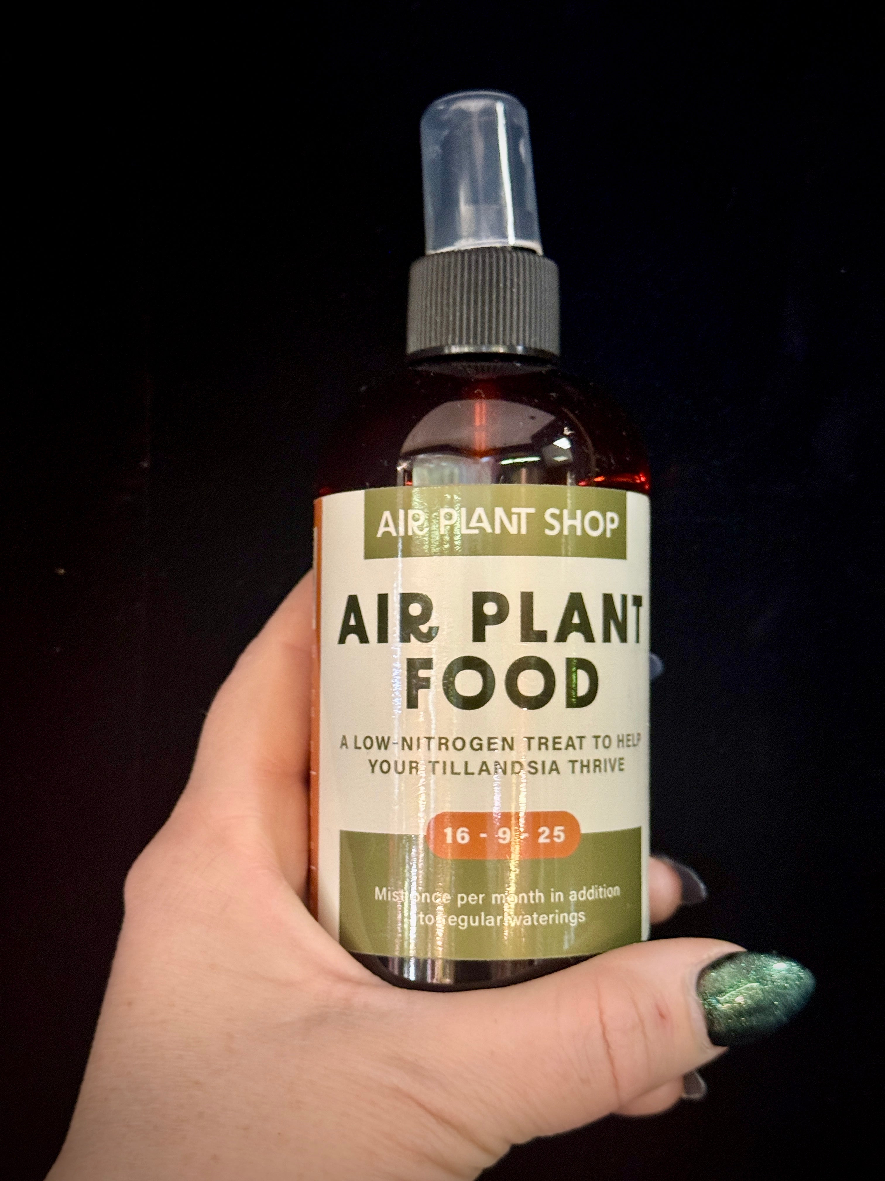 Air plant food